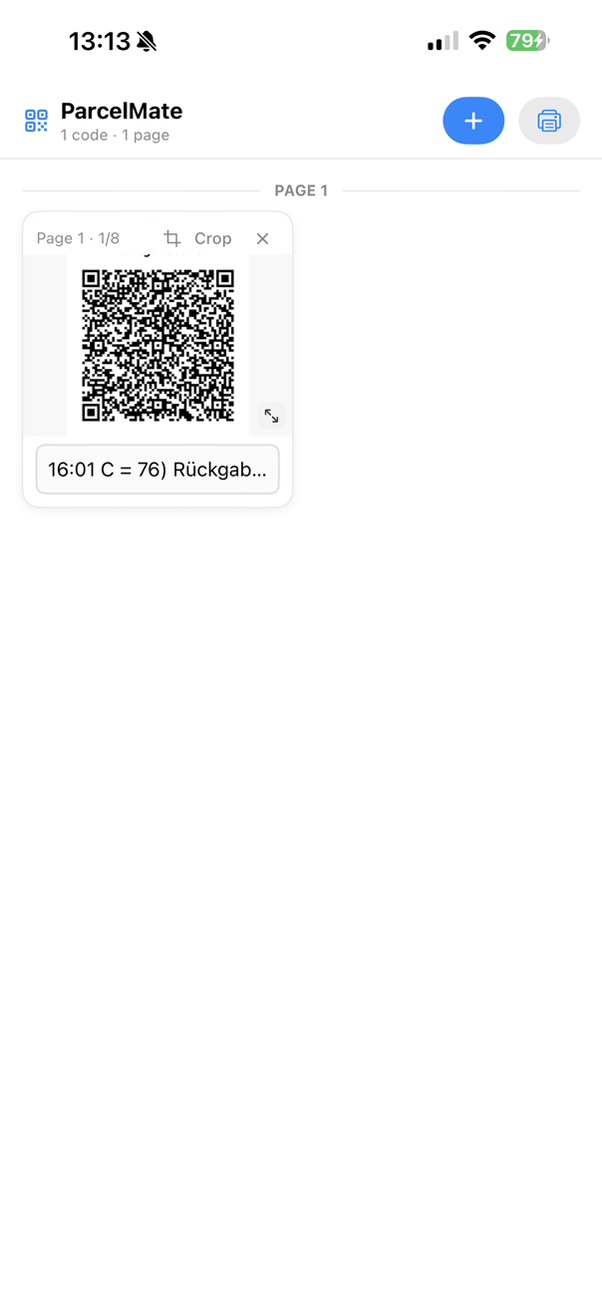 QR code detected